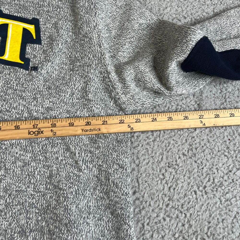 NORTH CAROLINA AT&T State University Aggies Sweater Men L Cardigan Elbow Patch - Picture 12 of 12